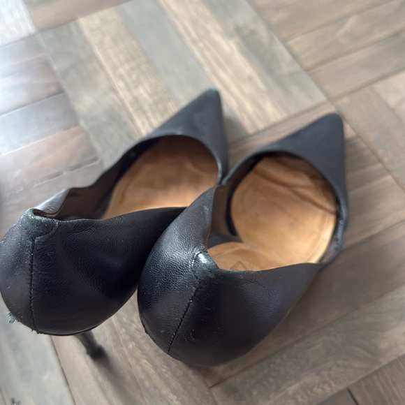Schutz Black Leather Stiletto Pumps - Picture 15 of 15